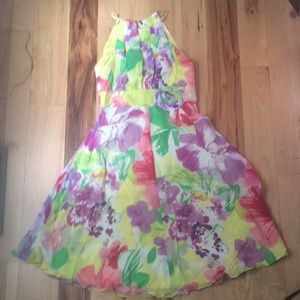 Light spring floral dress